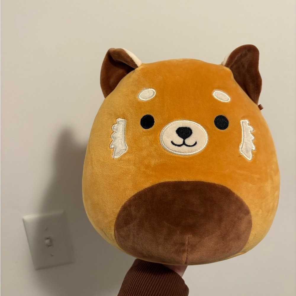 Squishmallows Orange and Brown Red Panda Plush
